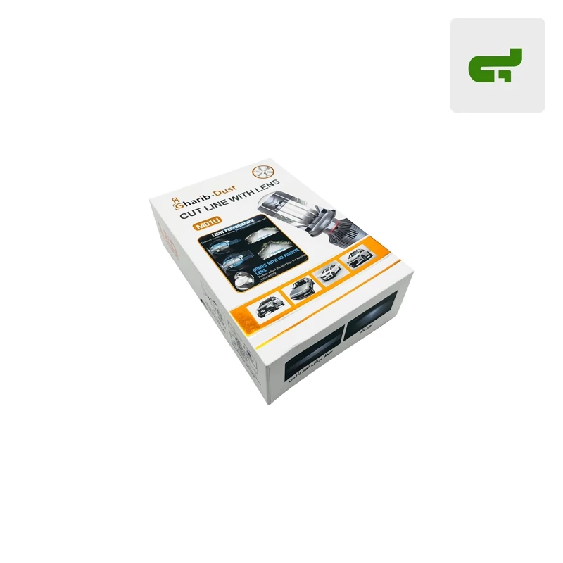 هدلایت لنزدار M01U خط کات دار غریب دوست پایه H4 - اصلی ( 1 سال گارانتی )