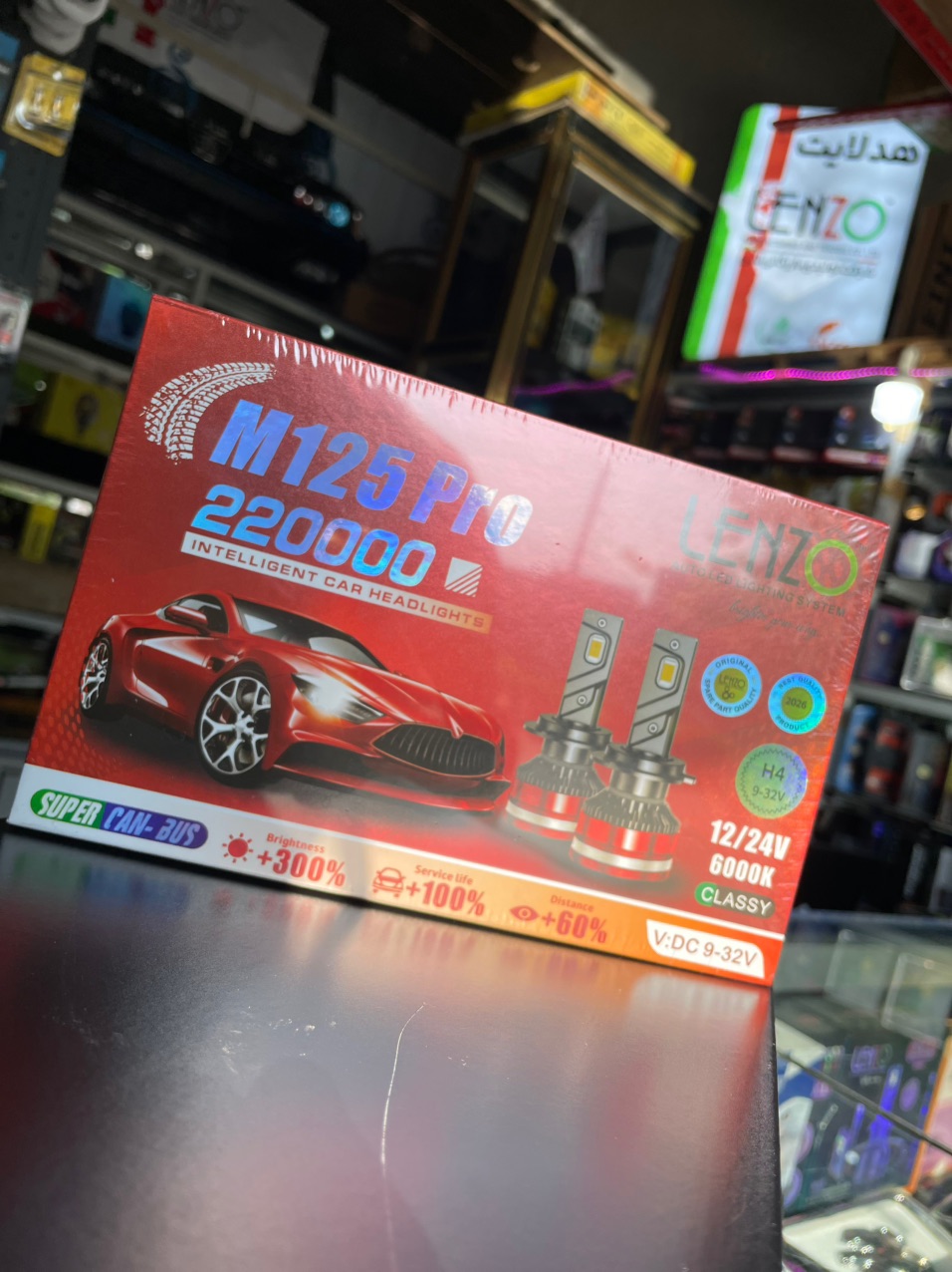 هدلایت لنزو  M125 pro  H4